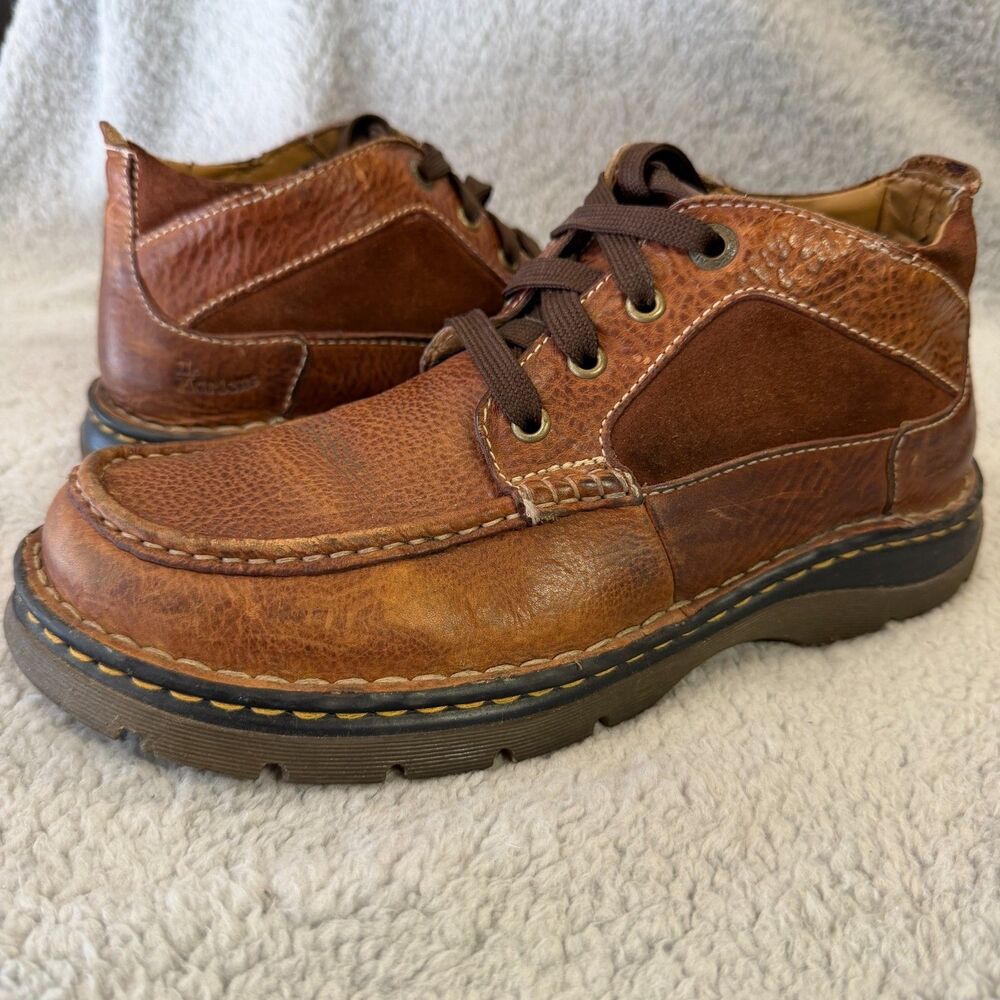 DR MARTENS Leather Oxford Shoe  Men 9 Brown AW004 11200 Lace Up Casual Doc